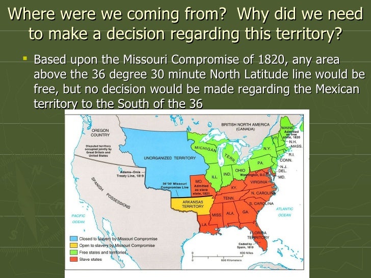 Wilmot Proviso and Popular Sovereignty