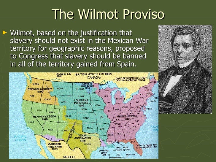 Wilmot Proviso and Popular Sovereignty