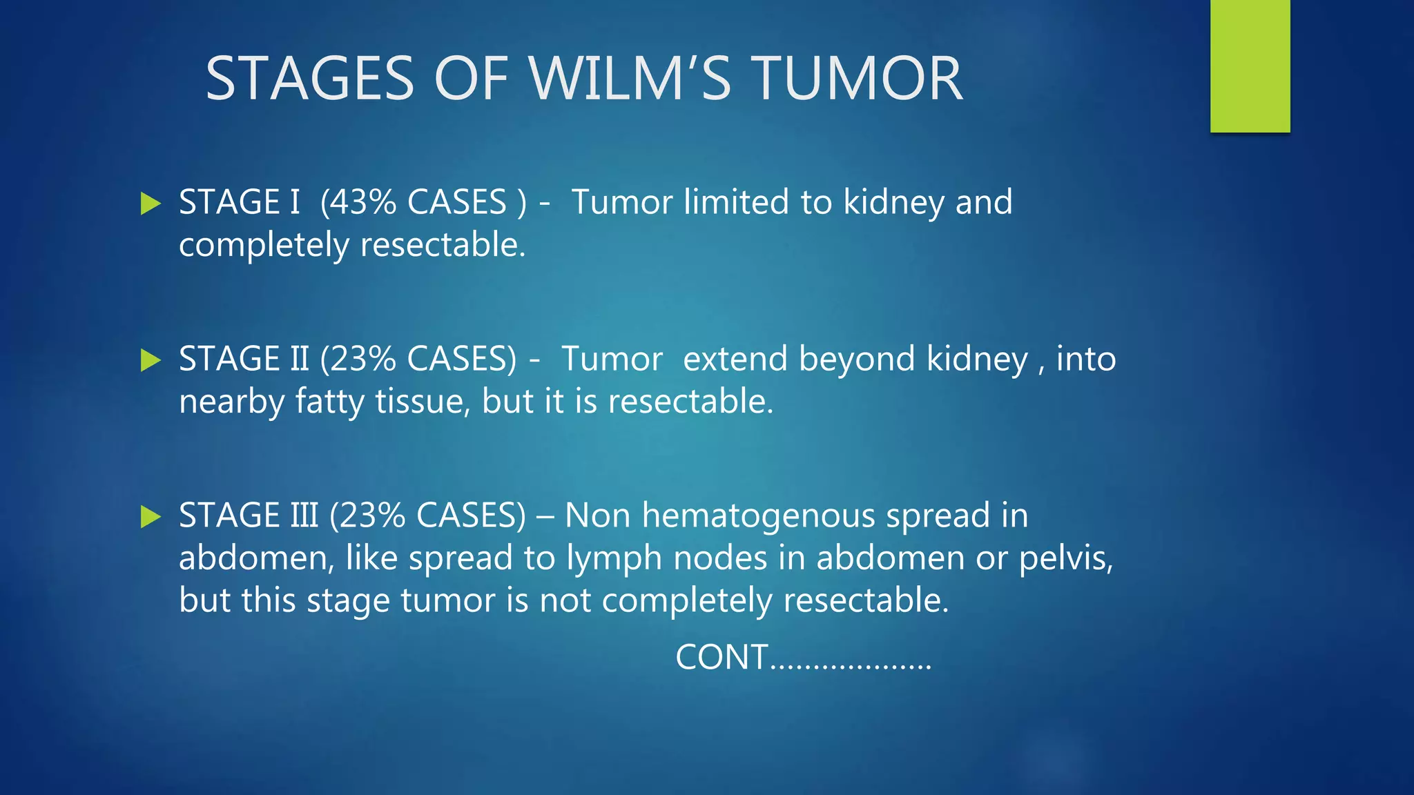 Wilms tumor | PPTX