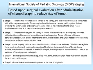 Based upon surgical evaluation after administration
of chemotherapy to reduce size of tumor
 