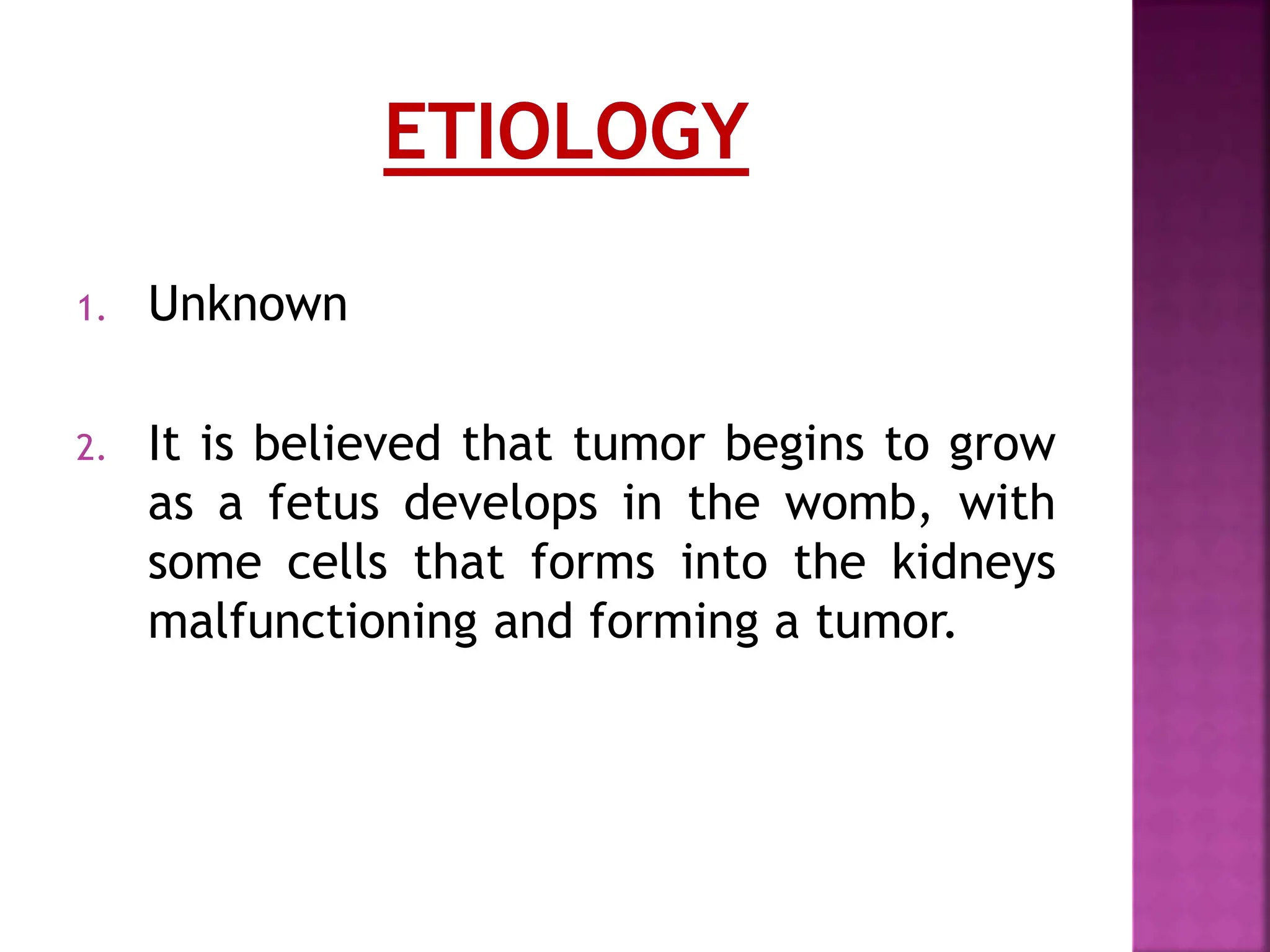 wilms tumor ppt.pptx ppt tumor wilms tumor | PPTX