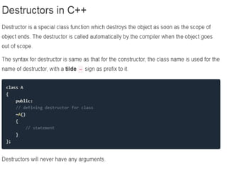 C++ - UNIT_-_II.pptx which used to contain breif description about ...