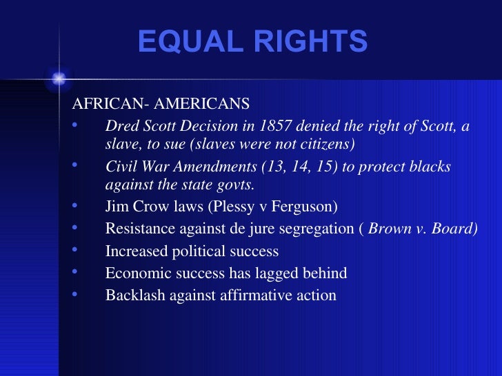 the violation of scotts right to equal citizenship rights and protection in the dred scott v stanfor Dred scott v sandford, 60 us (19 scotts could have article iii's provision for diversity of citizenship because scott was not a citizen in the. the violation of scotts right to equal citizenship rights and protection in the dred scott v stanfor Dred scott v sandford, 60 us (19 scotts could have article iii's provision for diversity of citizenship because scott was not a citizen in the.