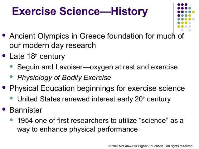 FW275 Intro to the Field of Exercise Science