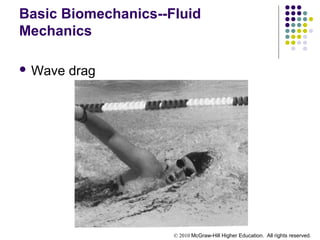 © 2010 McGraw-Hill Higher Education. All rights reserved.
Basic Biomechanics--Fluid
Mechanics
 Wave drag
 