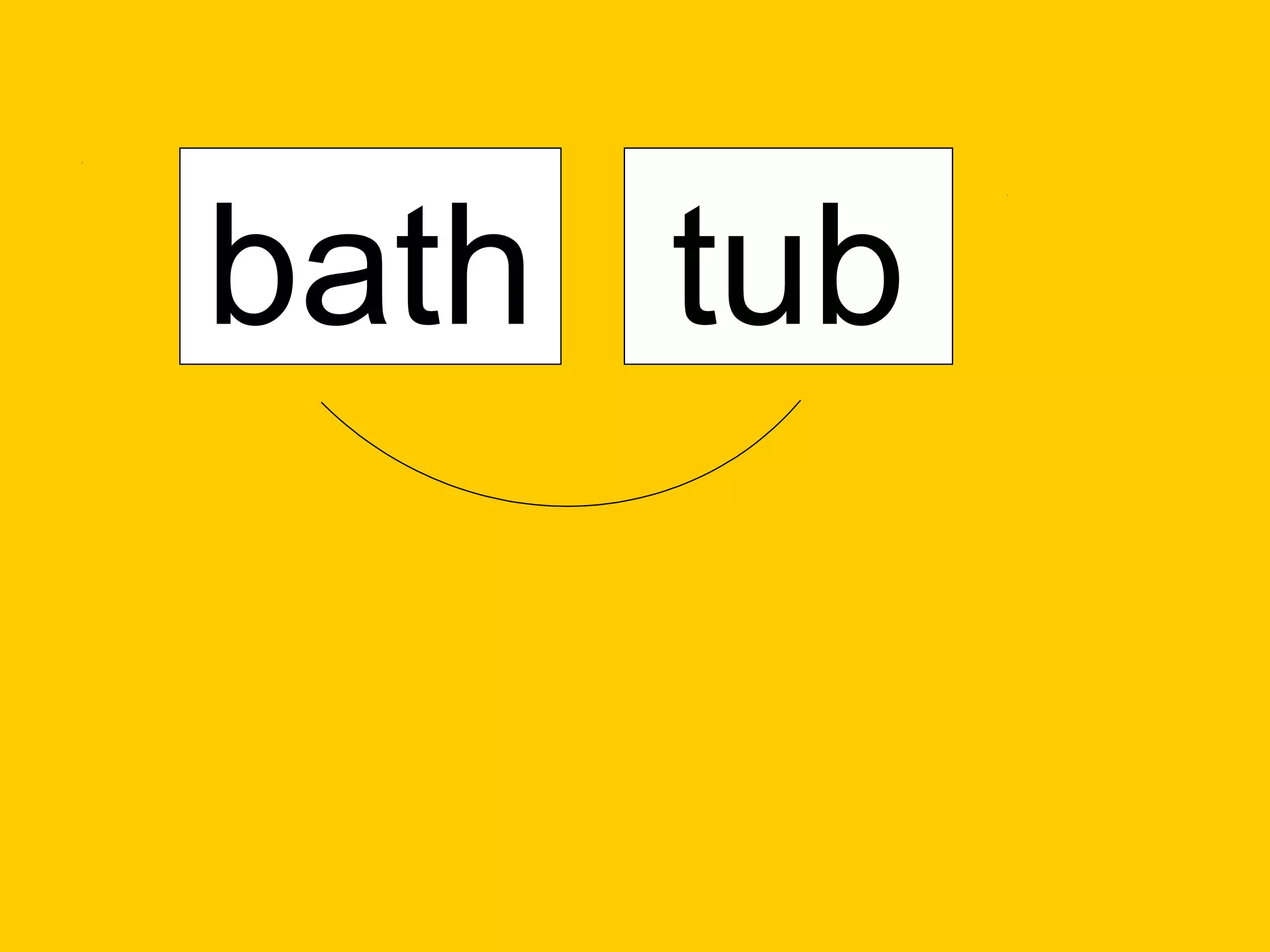 bath tub
 