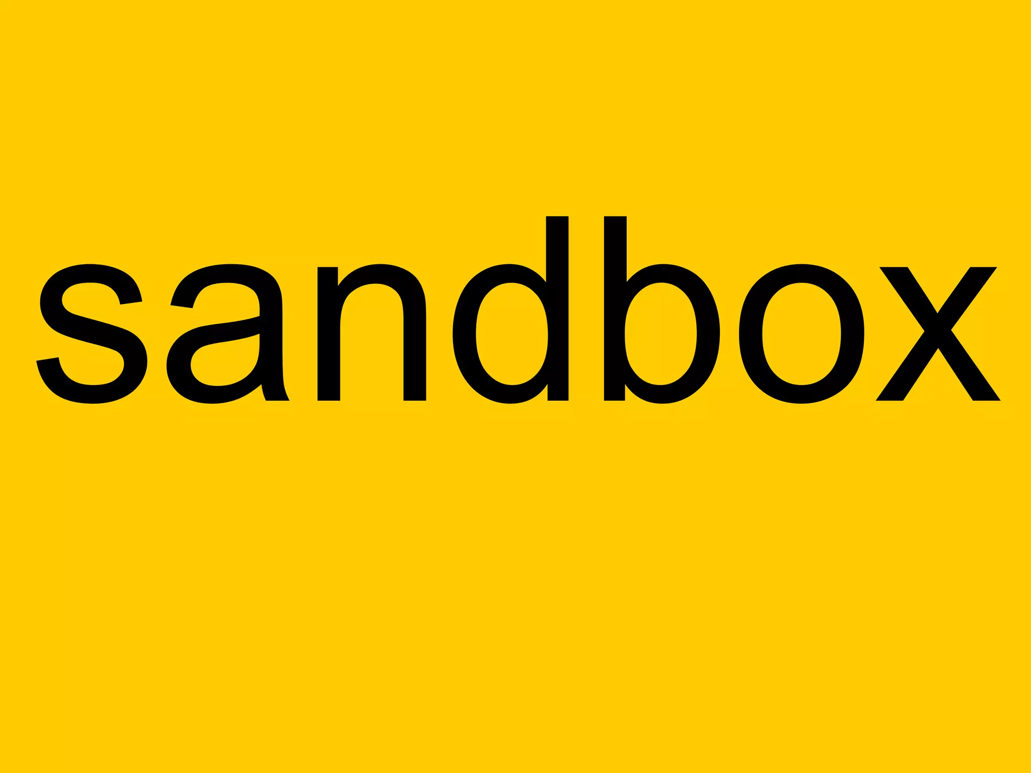 sandbox
 