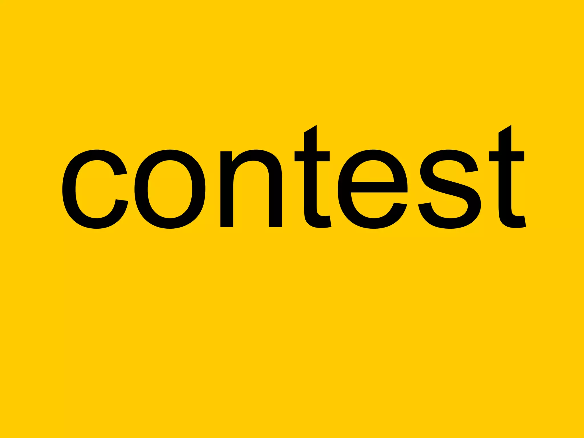 contest
 