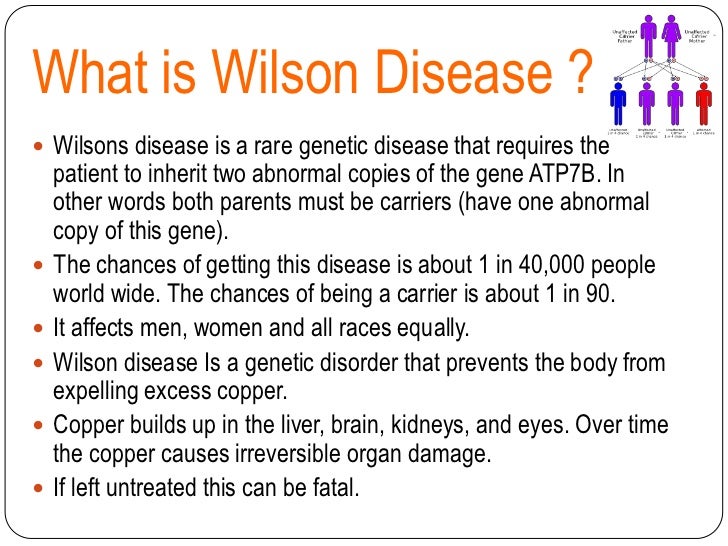 Wilson Disease Table 5