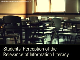 Perceptions of Information Literacy