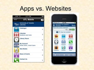 Apps vs. Websites