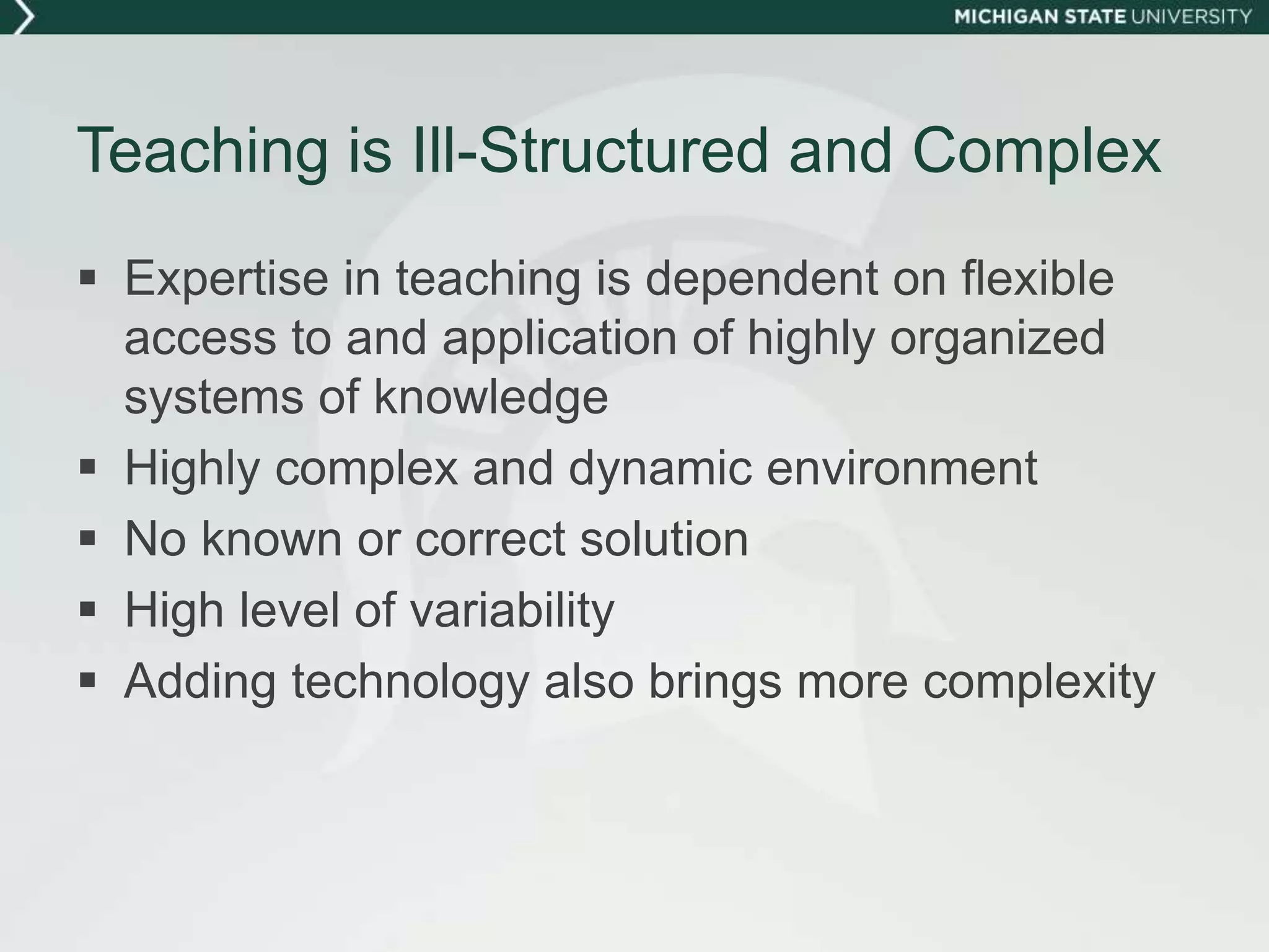 Integrating Technology into Your Instruction with TPACK (2014) | PPTX