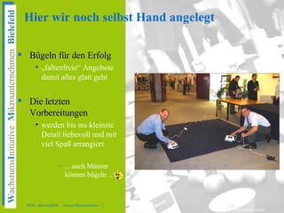 Hier wir noch selbst Hand angelegt

       Bügeln für den Erfolg
           • „faltenfreie“ Angebote
             damit a...