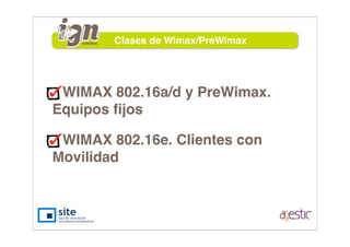 Wimax - Internet al alcance de todos