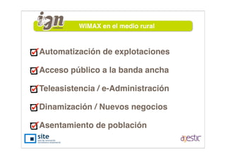 Wimax - Internet al alcance de todos