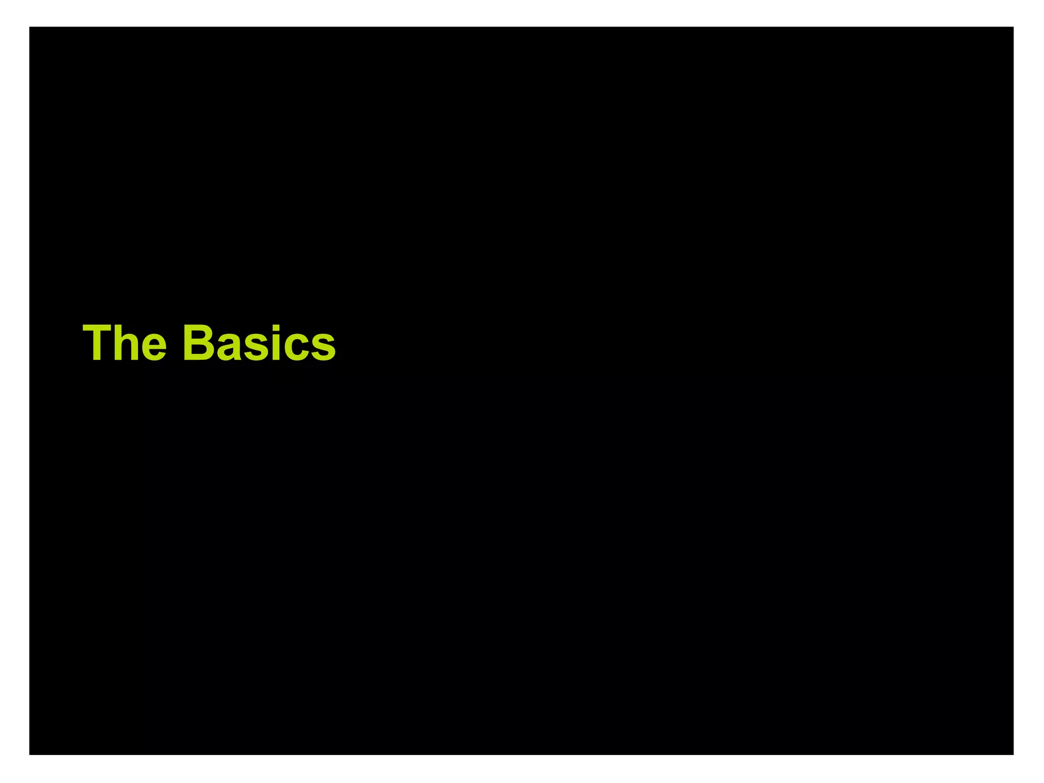 The Basics 