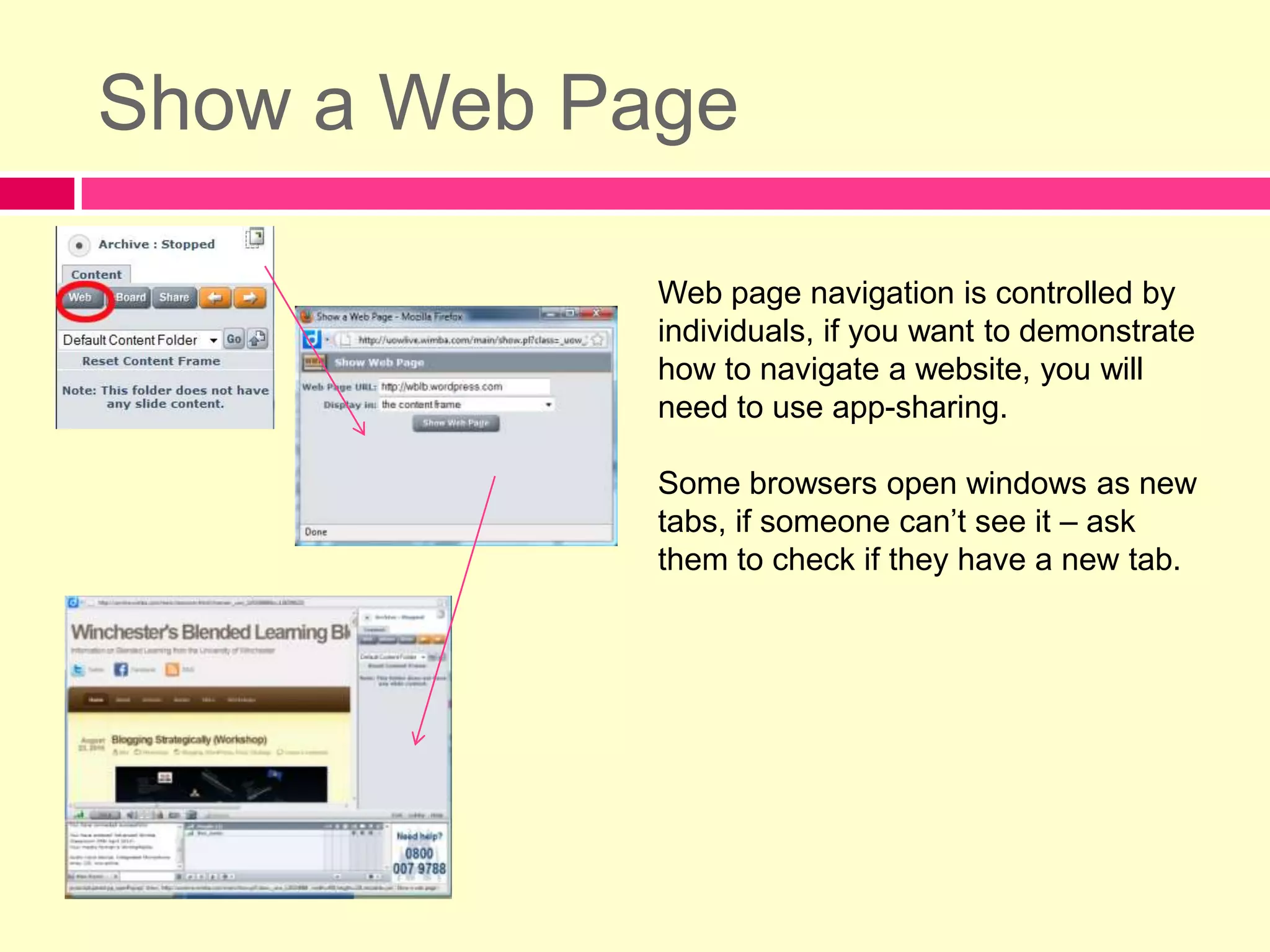 Importing PowerPointClick the title of the slide to view in the eBoard