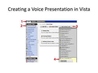 Creating a Voice Presentation in Vista