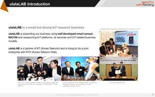 Copyrightⓒ2016 e2Communications Inc. All rights reserved.
ulalaLAB Introduction
(LEFT) KT CEO (Changgyu Hwang) is introduc...