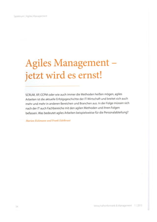 Agiles Management