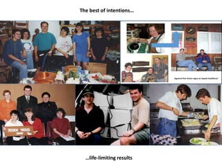 The best of intentions…
…life-limiting results
 