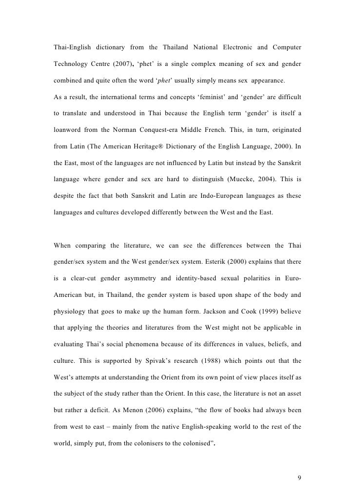 Research paper on feminism definition