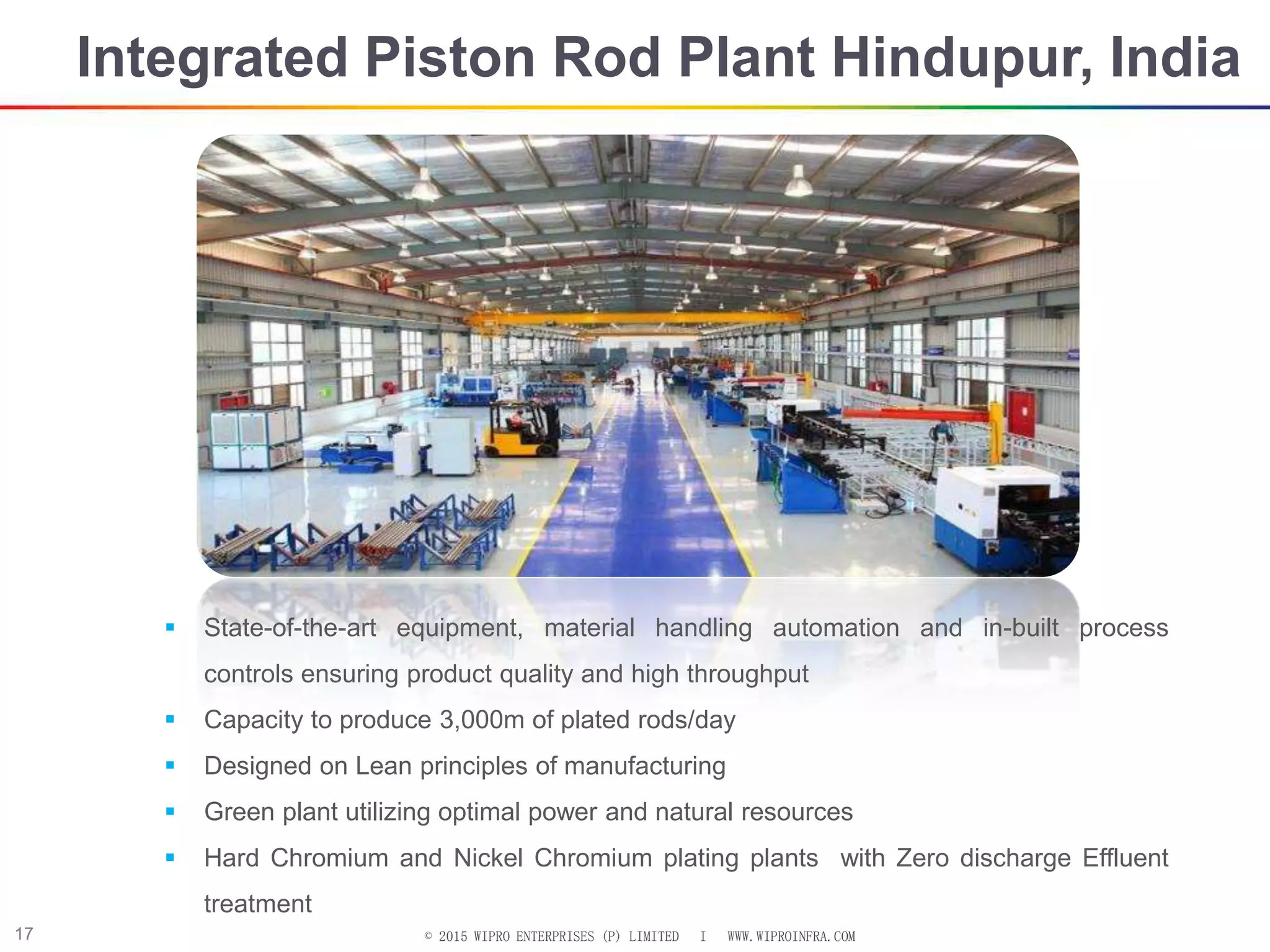 Throughput Rod Wipro Infrastructure Engineering Company Presentation - July, 2015 | PDF