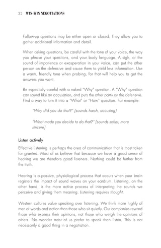 Win win negotiations training texbook | PDF
