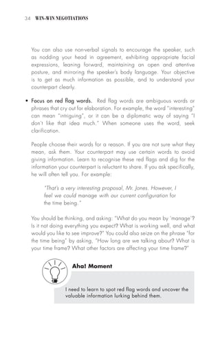 Win win negotiations training texbook | PDF