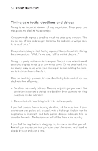 Win win negotiations training texbook | PDF