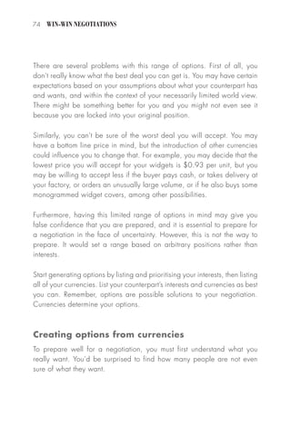 Win win negotiations training texbook | PDF