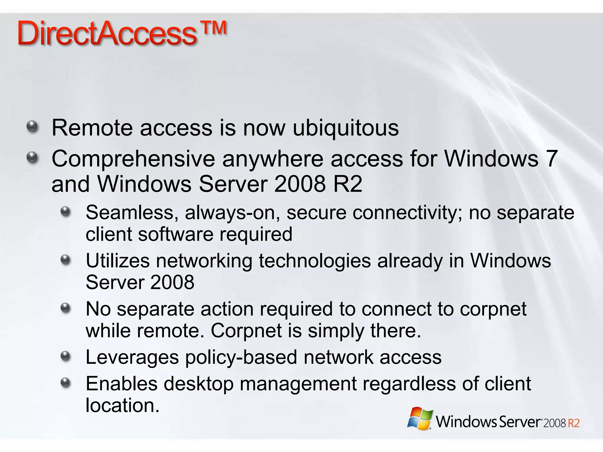 Cluster Shared VolumesConcurrent access to a single file systemSANVHDVHDVHDSingle Volume