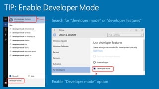 Universal Apps for Windows 10 | PPTX