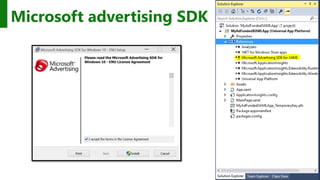 http://windows.Microsoft.com
Microsoft advertising SDK
 