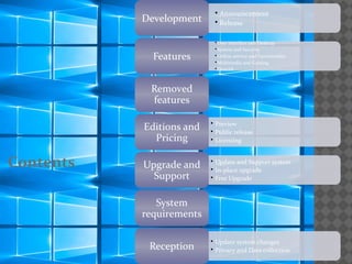 Windows 10 Presentation | PPT
