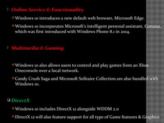 Windows 10 Presentation | PPT