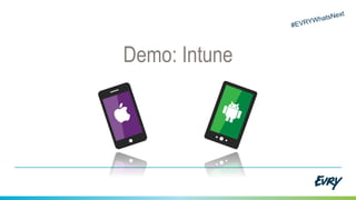 Demo: Intune
 
