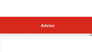  Advice
 