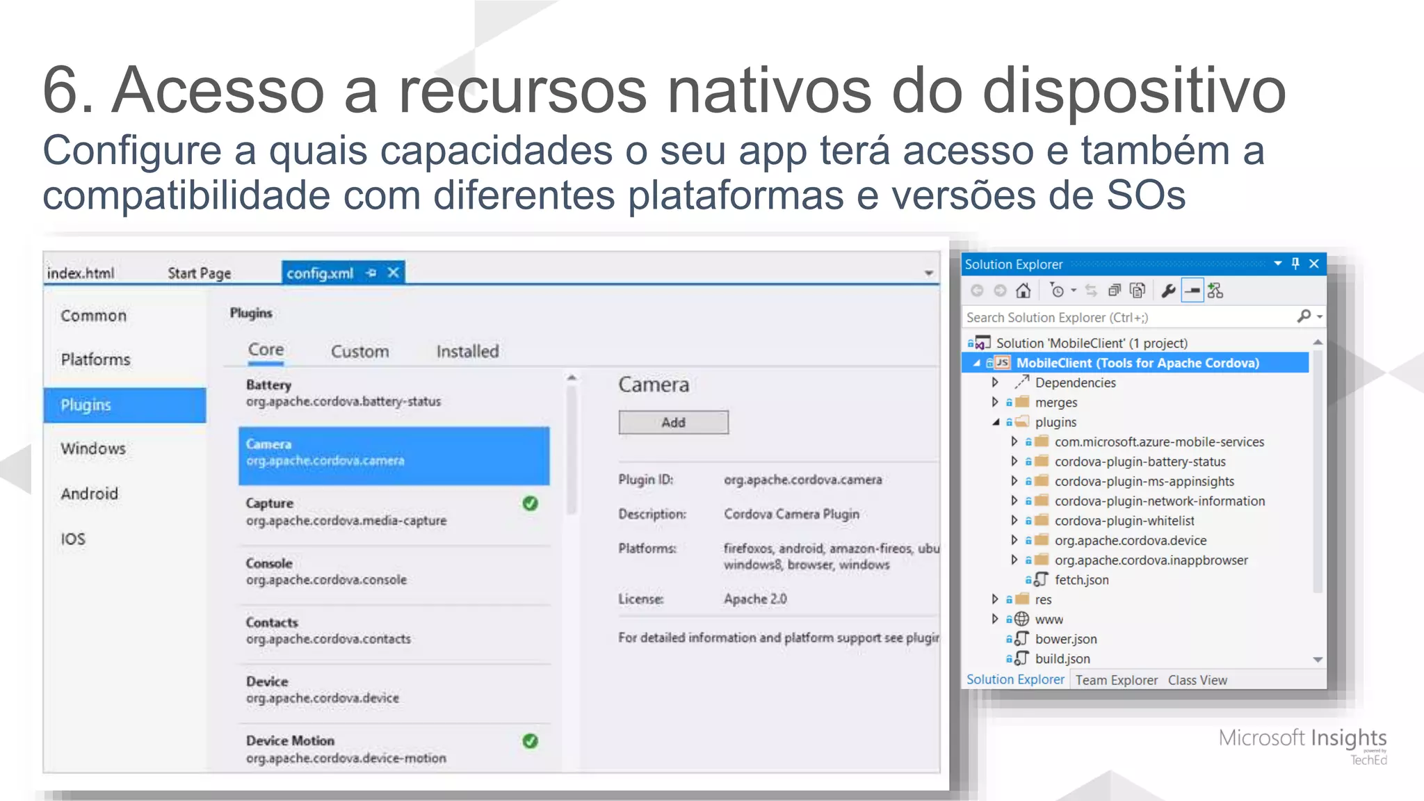 6. Acesso a recursos nativos do dispositivo
 