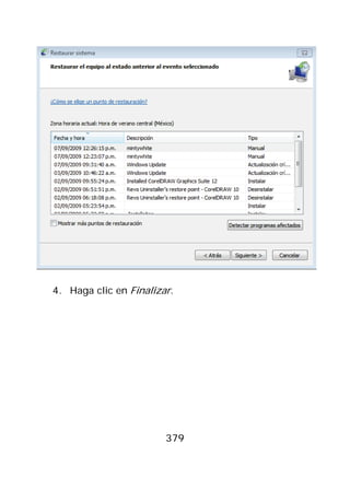 4. Haga clic en Finalizar.




                        379
 