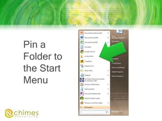 Pin a Folder to the Start Menu