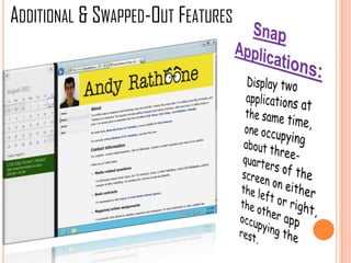 ADDITIONAL & SWAPPED-OUT FEATURES
 