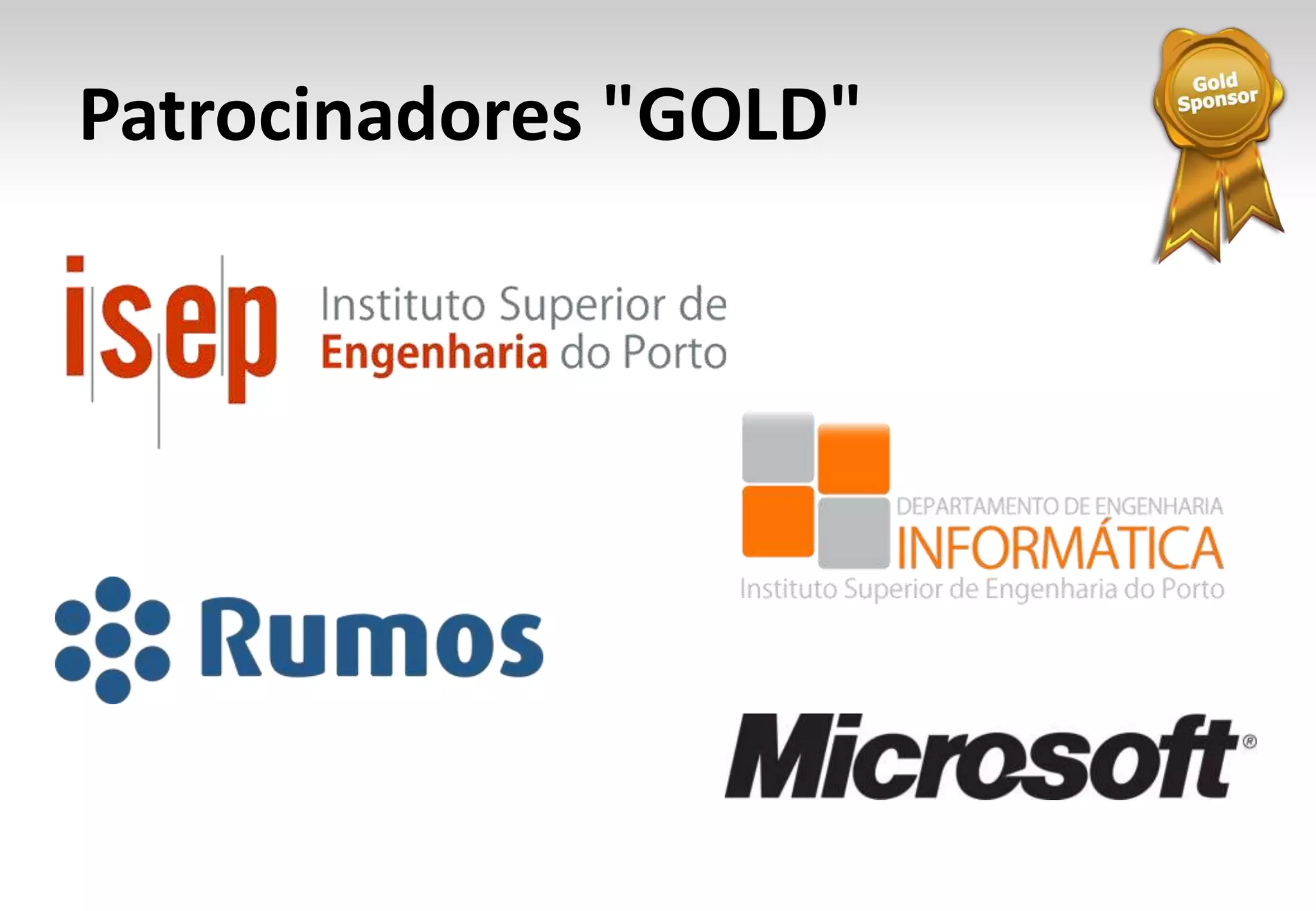 Patrocinadores "GOLD"
 