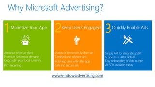 1    2                           3


    www.windowsadvertising.com
 