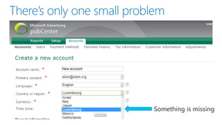 Something is missing
 