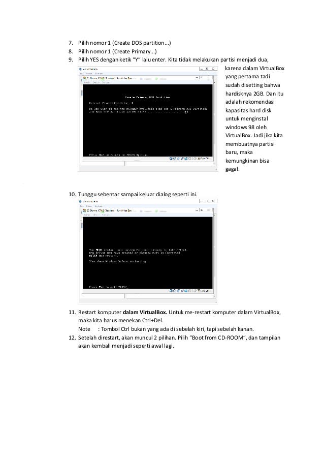windows 98 virtualbox shared folder