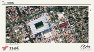 Terreno 
Área do Lote: 3.384,88m² 
 