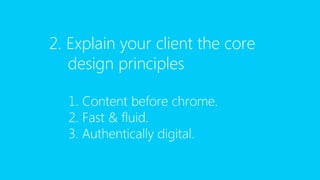 From iOS to Windows 8 App 