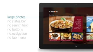 From iOS to Windows 8 App 
