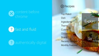 From iOS to Windows 8 App 